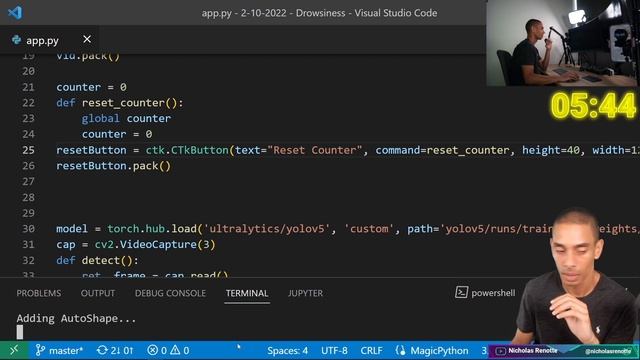 I tried to build a ML Drowsiness Detector App (with sound alerts) in 15 mins смотреть онлайн