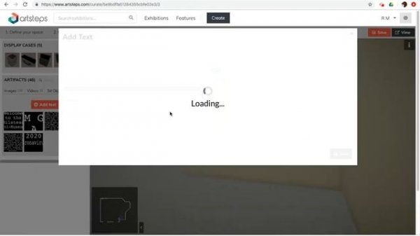 Artsteps adding and formatting text