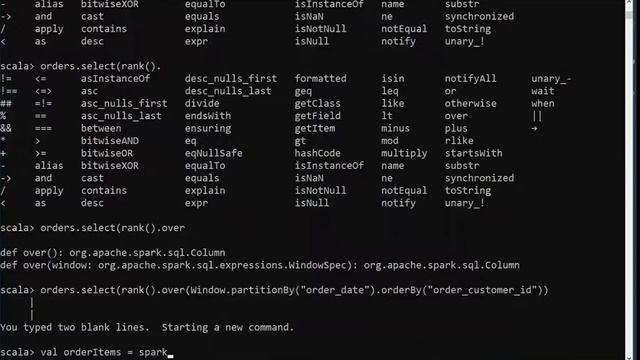 Data Frames - Window Functions - Overview of APIs смотреть онлайн