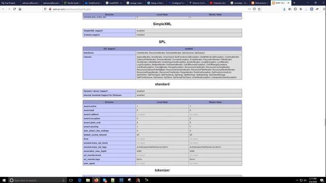 PHP configuration on XAMP смотреть онлайн