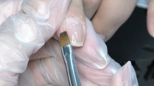 Укрепление натуральных ногтей полигелем Polygel