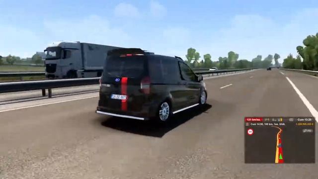 ETS 2 / FORD TOURNEO COURİER / GAZLADIKKK !!!!!!!!! смотреть онлайн