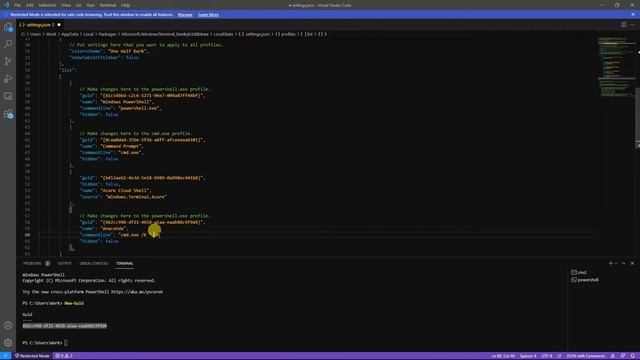 Setting up Anaconda Environment in Windows Terminal смотреть онлайн