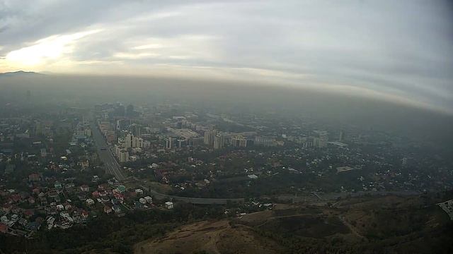 Запись с камеры 1 квартала с Телебашни Кок-Тобе смотреть онлайн