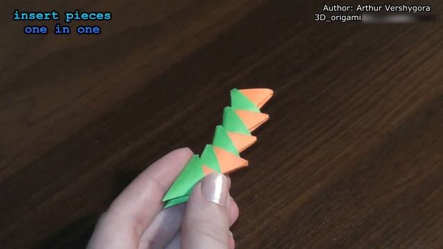 How to make a paper ring. 3D origami tutorial (instructions) смотреть онлайн