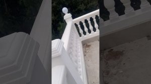 Шпаклёвка и покраска балясин! Полировка перил под мрамор !