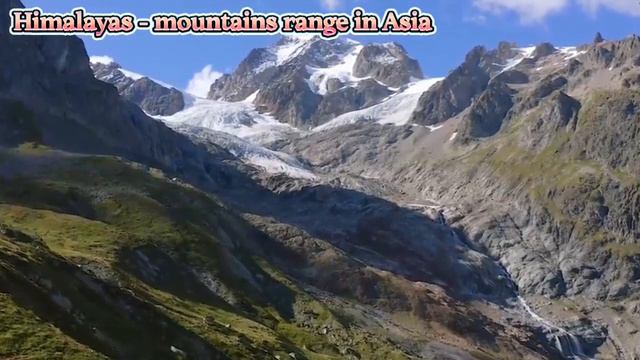 The Himalayan mountains in Asia with beautiful flute music смотреть онлайн