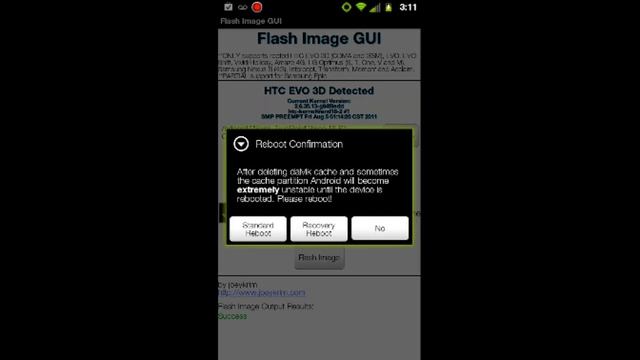 How to flash rom on a rooted Evo 3d with 1.5 Boot (with Flash image GUI)EASY METHOD! смотреть онлайн