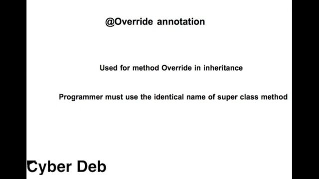 What is annotation in java смотреть онлайн