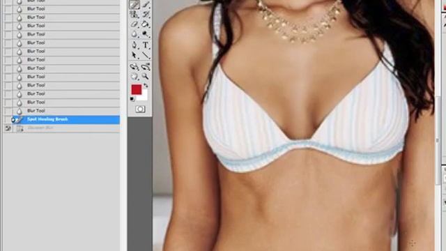 Adobe Photoshop CS4 - Air Brush Tutorial смотреть онлайн