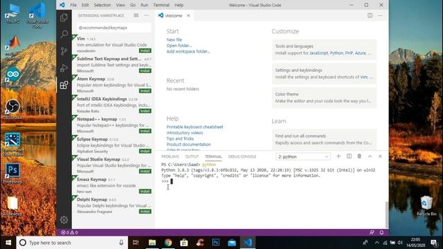 How to setup python in visual studio code on windows 10/8/7 and mac смотреть онлайн