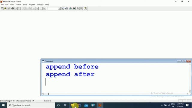 Foxpro Tutorial Series | Insert And Append Command In Foxpro | Entering And Adding Records In Foxpr смотреть онлайн