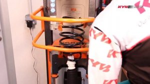 FIAT Panda II (169) - FRONT - Передние амортизаторы KYB установка