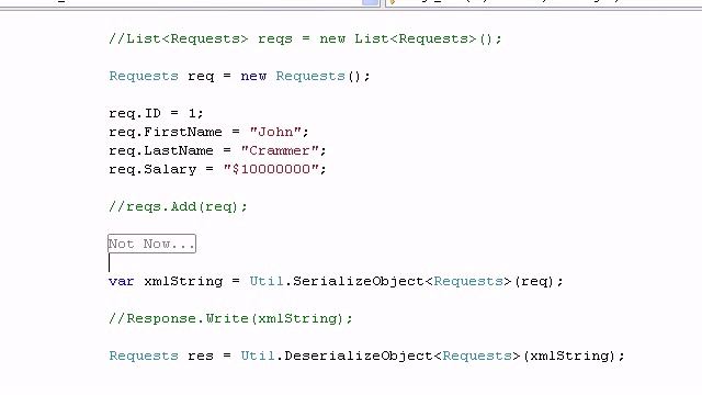 xml Serialization - xml Deserialization tutorial смотреть онлайн