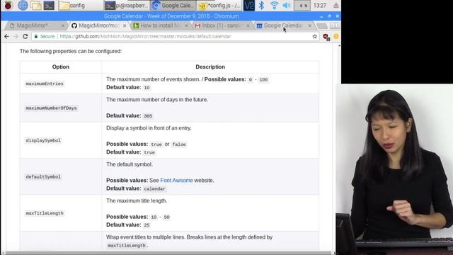 Raspberry Pi Magic Mirror without the Mirror Part 4: Adding Google Calendar смотреть онлайн