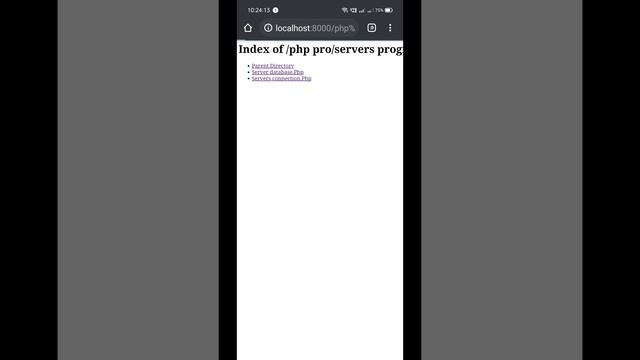 haw to run PHP server canection code in android phone. смотреть онлайн