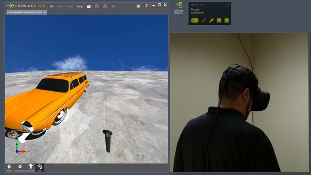Experience virtual prototypes in Virtual Reality with SOLIDWORKS eDrawings 2019 смотреть онлайн