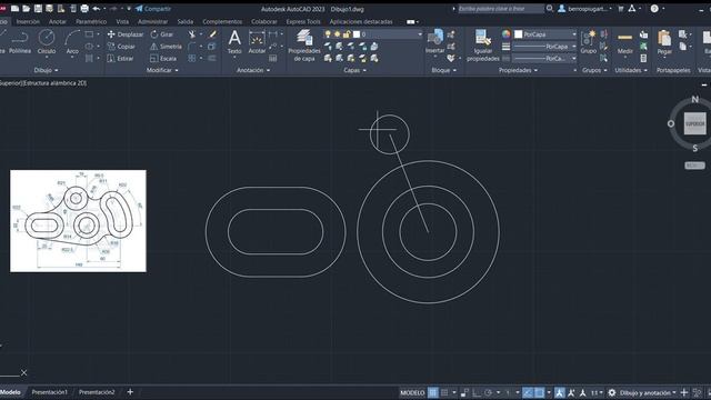 Autodesk AutoCAD 2023 Dibujo1 dwg 2023 04 30 10 52 36 смотреть онлайн