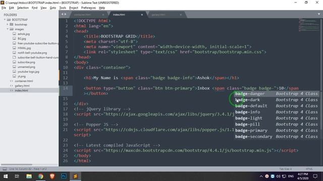 BOOTSTRAP BADGE смотреть онлайн