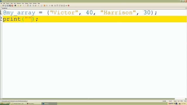 Perl Programming - Creating arrays смотреть онлайн