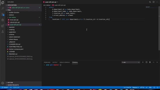 #18 - Outer (left & right) Join di PostgreSQL смотреть онлайн
