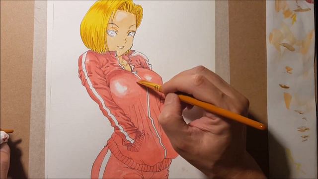 Dragon Ball Super- Android 18 「SPEED ART」 смотреть онлайн