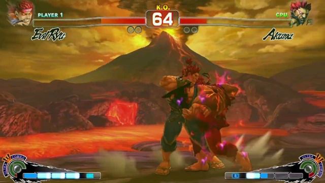 Evil Ryu vs Akuma (HARDEST AI) ULTRA STREET FIGHTER IV смотреть онлайн