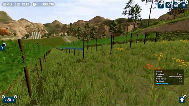 How to Grow and Harvest Grapes in Farming Simulator 23 Mobile? Gameplay in urdu hindi смотреть онлайн