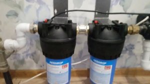 Монтаж фильтров Аквафор в частном доме