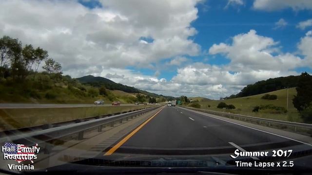 Virginia 2017 I 81 N mile 77 to 99 with detour смотреть онлайн