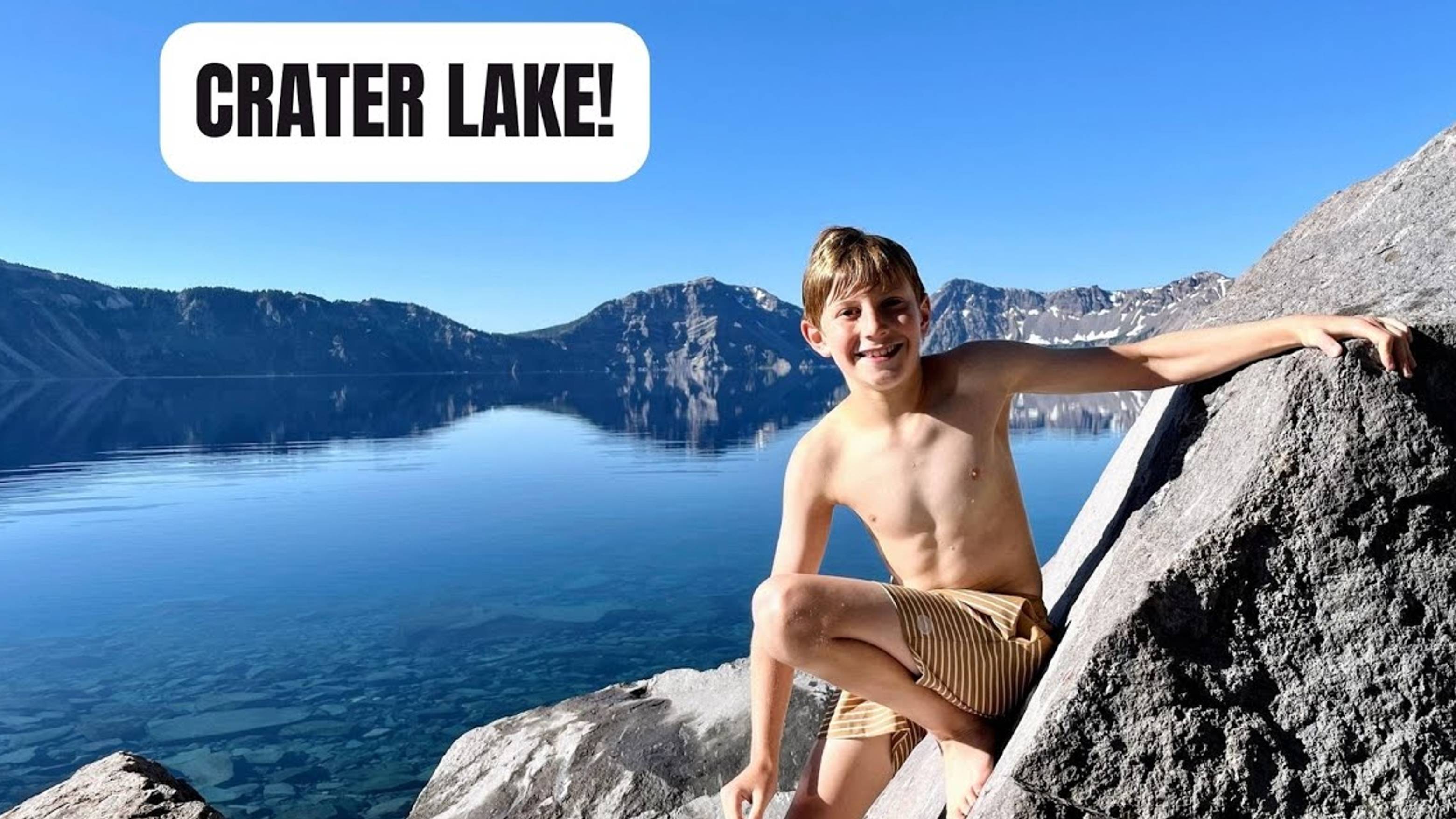 CRATER LAKE: CLEETWOOD COVE TRAIL!