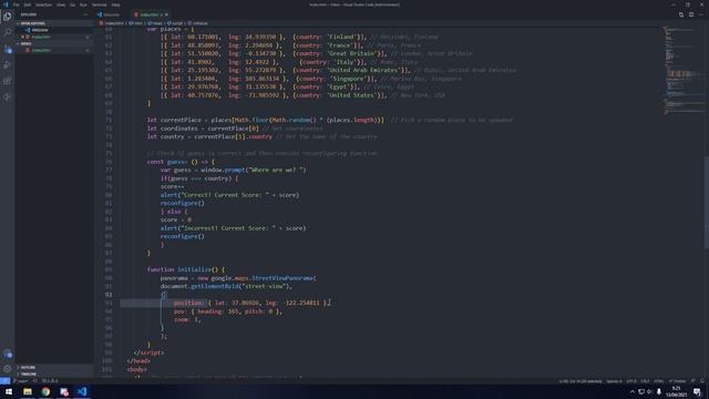 How to make a GeoGuessr clone in 5 minutes with JavaScript! смотреть онлайн