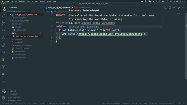 Asynchrony - Futures in Dart | Flutter Dart Tutorial #39 смотреть онлайн