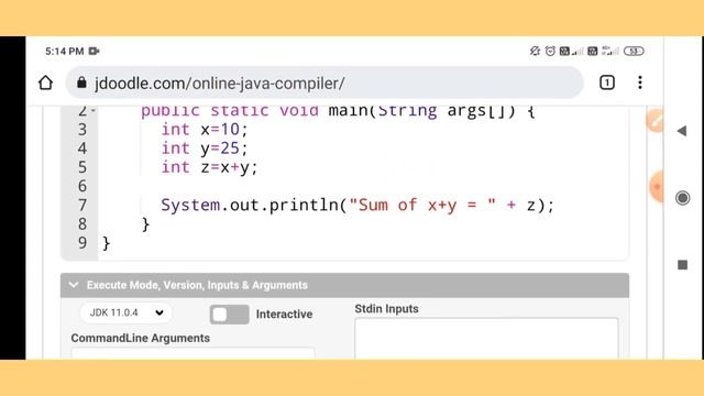 JDoodle Online java Compiler | Command line arguments in java using JDoodle on mobile phones смотреть онлайн
