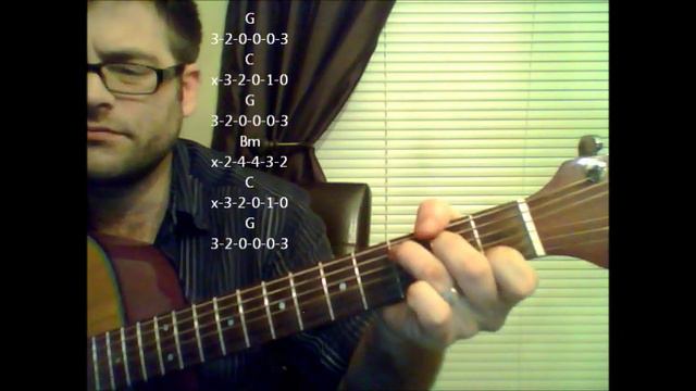 How to play "Who'll stop the rain" by Creedence Clearwater Revival on acoustic guitar смотреть онлайн
