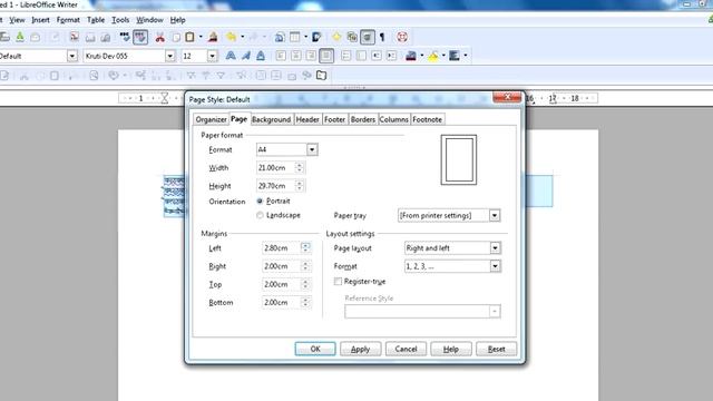 Typing DEMO IN Libre Office || All Settings Demo In Libre Office || District Court