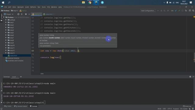 Date setTimeOut setInterval. Timer Js смотреть онлайн