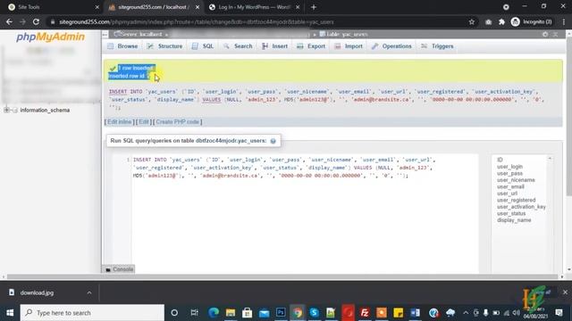 How to create a new wordpress admin user with phpMyAdmin смотреть онлайн