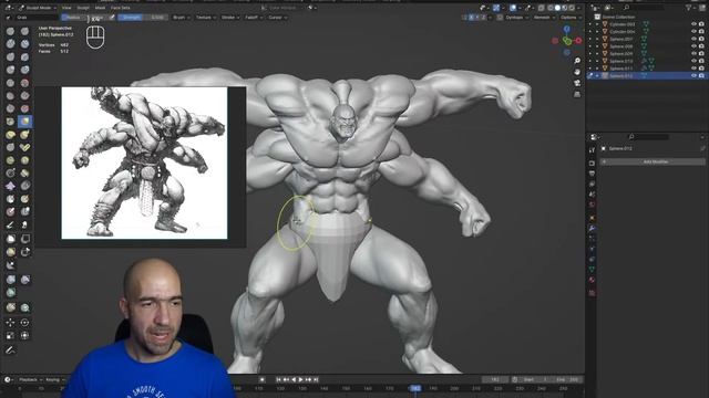 Modelling Goro in Blender for less than 1 hour 30 minutes смотреть онлайн