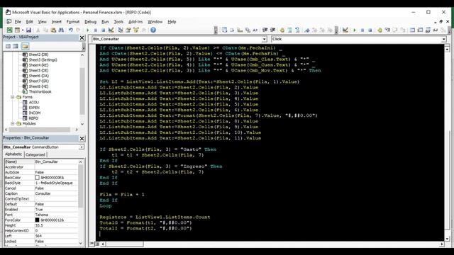 Control Financiero Personal con VBA Excel смотреть онлайн