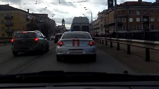 Езда по Твери (часть 2) / Driving in Tver pt.2 07/11/2012 (timelapse 4x) смотреть онлайн