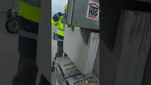 Кладка і різка силікатних блоків в Німеччині