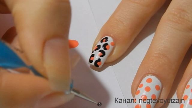 Как сделать леопардовый маникюр в домашних условиях смотреть онлайн