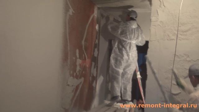 Штукатурка стен машинным(механизированным) способом зима 2014 серия 1 смотреть онлайн