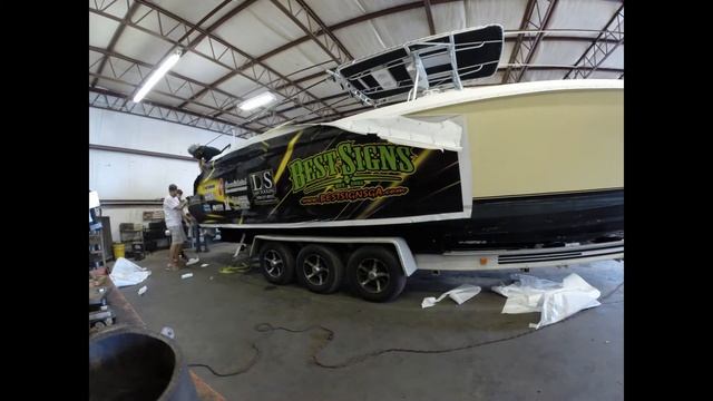 Bonehead Fishing Team Boat Wrap by Best Signs смотреть онлайн