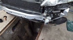 Снятие переднего бампера Honda CR-V 3
