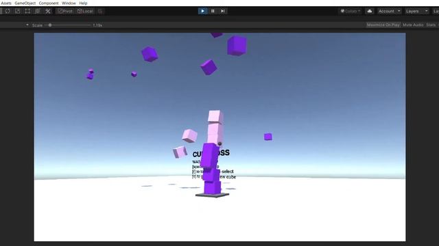 Cube Toss Unity Demo смотреть онлайн