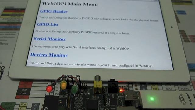 Controlla Raspberry Pi via Web con iPad смотреть онлайн
