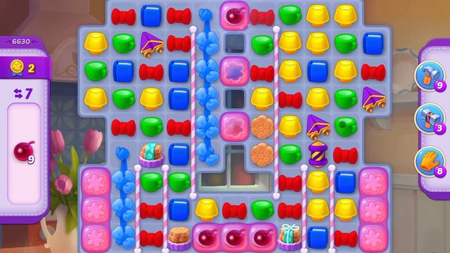 HomeScapes Level 6630 No Boosters (18 Moves)