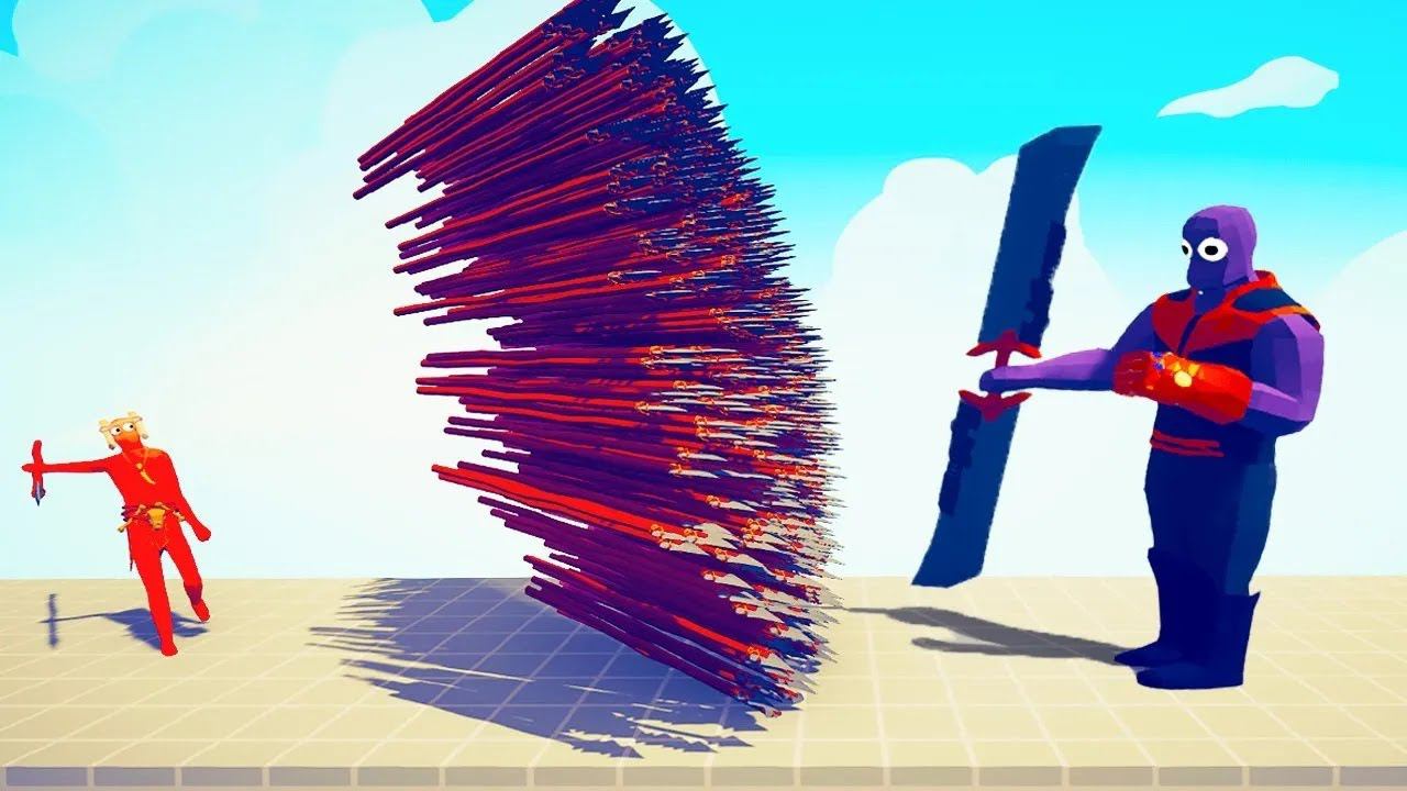 1000x OVERPOWERED SPEAR vs EVERY UNIT | TABS - Totally Accurate Battle Simulator смотреть онлайн